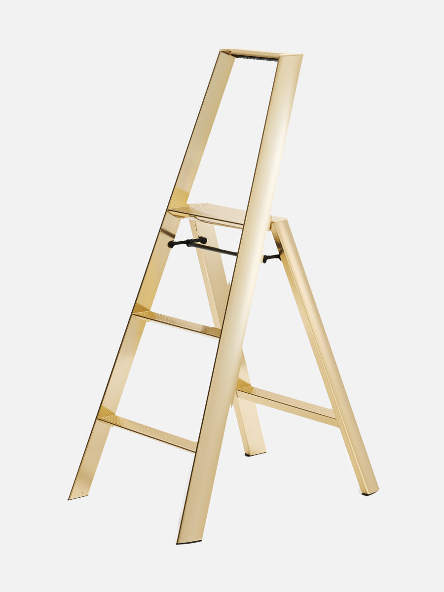 Supreme Lucano Step Ladder/ルカーノ/長谷川工業/脚立 Lucano｜3ステップ【隠さなくてよい脚立】ホワイト | KONCENT Web shop