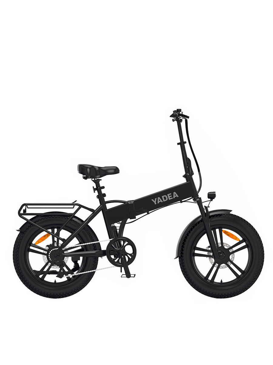 公式】YADEA 電動アシスト自転車 HNT-01 BLACK 【5月中旬以降出荷 