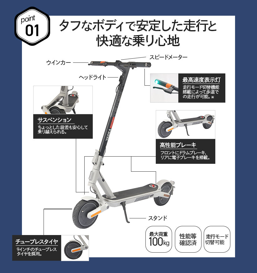 YDX3 電動キックボード＜特定小型原付 ＞ – Hasegawa公式オンラインショップ